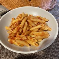 Pasta with tomato   at Lo Spuntino in San Gimignano