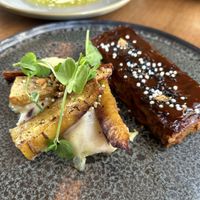 Vegan boneless rib, BBQ style  at Eetbar De Wagon in Tilburg