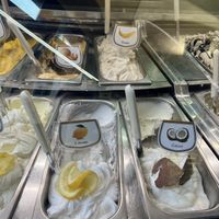 Vegan flavors   at Caffetteria Gelateria dell'Olmo in San Gimignano
