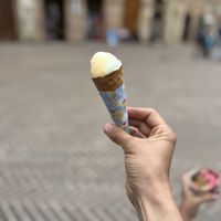 Even vegan cones!  at Caffetteria Gelateria dell'Olmo in San Gimignano
