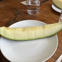 Melon (dessert)  at Refugio Telera in Biescas