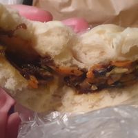 Vegan steamed bun at Taste of the Orient in Castlemaine