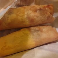 Vegan spring rolls at Taste of the Orient in Castlemaine
