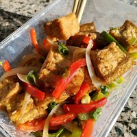 Chef special tofu at Taste of the Orient in Castlemaine