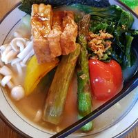 Miso tofu ramen at Takumi Ramen in Barcelona