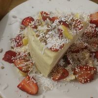 Postre Carlota :) at Vegandru in Mexico City