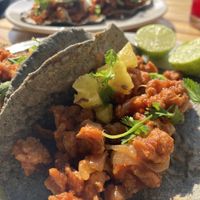 Tacos al pastor   at Vegandru in Mexico City
