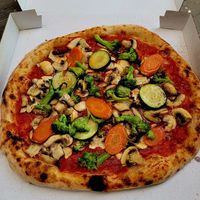 Pizza Vegana at La Tabisca in Rechberghausen