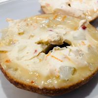 Vegan Veggie Cream Cheese

 at James Oliver Coffee in Detroit