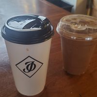 Matcha Latte with lavender & almond milk
Mocha Latte with almond milk at James Oliver Coffee in Detroit