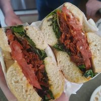 Vegan BLT at James Oliver Coffee in Detroit