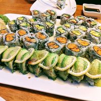 Vegan sushi at Momo Japanese Fusion Restaurant in Milford