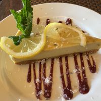 Vegan lemon lavender cheesecake  at G-Zen in Branford