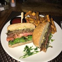 Burger at G-Zen in Branford