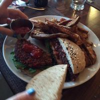burger at G-Zen in Branford