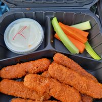 Vegan hot wings at Toxic Wings in Commack