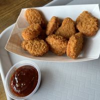 Impossible Chicken Nuggets  at Burgh'ers Brewing in Zelienople