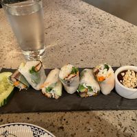 Summer rolls (vegan as is)   at Bida Manda in Raleigh