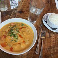 Pumpkin curry  at Bida Manda in Raleigh