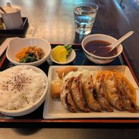 Vegan age set meal at KAMINARI GYOZA in Los Angeles
