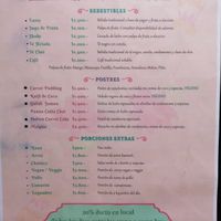 Cada día cambian las opciones según marquen en el menú los puntos negros at CurRico in Vina Del Mar