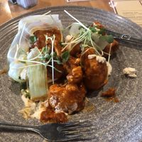Buffalo cauliflower   at Vegan & Vine in Phoenix