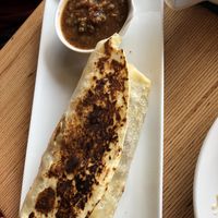 Giant breakfast burrito  at Vegan & Vine in Phoenix