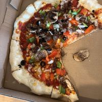 Supreme pizzaa  at Vegan & Vine in Phoenix