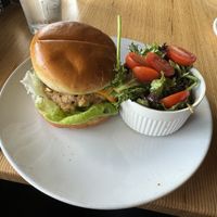 Chicken fried steak sandwich   at Vegan & Vine in Phoenix