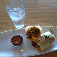 Breakfast burrito at Vegan & Vine in Phoenix