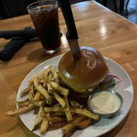 Vegan Fried Steak Chicken Sandwich with Cheesee  at Vegan & Vine in Phoenix