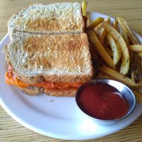 Buffalo Sauce Tofu Sandwich at Vegan & Vine in Phoenix