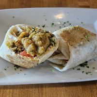 Breakfast burrito at Vegan & Vine in Phoenix