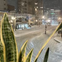 窗外街景  at Mos Burger in Otaru
