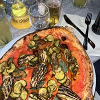 Vegan pizza   at Saraceno d'Oro in Positano