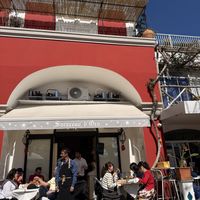 March 2025 front of restaurant  at Saraceno d'Oro in Positano