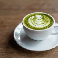 Matcha Latte with different flavours are also available at Happie Balat in Istanbul
