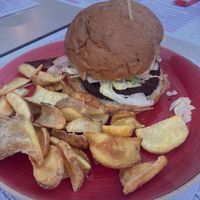 falafel burger   at Pastrocchio in Riccione