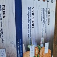 Menù at Famous Beach Bar & Grill in Zadar