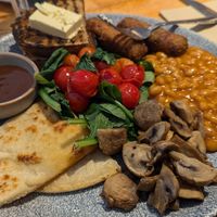 Vegan breakfast at Roots  Fruits and Flowers - Great Western in Glasgow