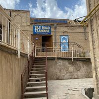  at Silk Road Tea House in Bukhara