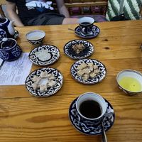   at Silk Road Tea House in Bukhara