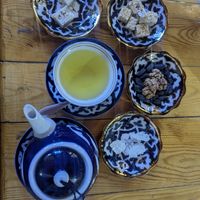  at Silk Road Tea House in Bukhara
