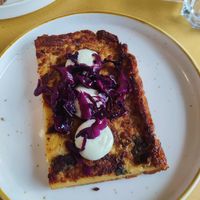 Farinata at Dispensa Cucina Vegana in Brescia