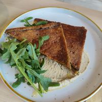 Erbazzone at Dispensa Cucina Vegana in Brescia