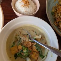 Green curry with tofu at Bali in Willemstad