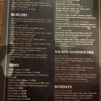 Menu 1  at Ma Nolan's Irish Pub in Nice