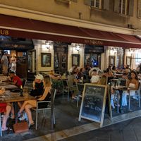 Outside of Ma Nolan's Irish Pub. at Ma Nolan's Irish Pub in Nice