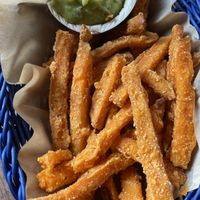 Süßkartoffelfritten  at Enchilada in Leipzig