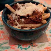 Loaded fries at Enchilada in Leipzig